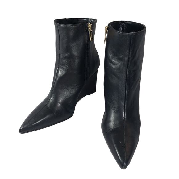 Vince Camuto Black Ankle wedge boots 6.5 - Picture 3 of 10
